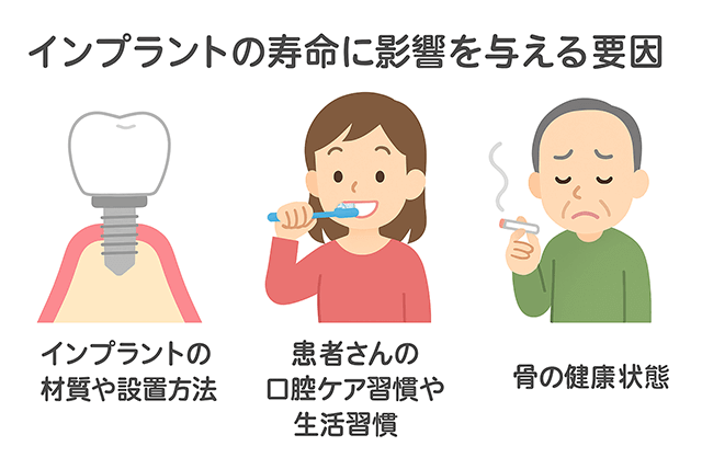 寿命に影響を与える要因