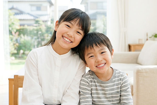 笑顔の子供